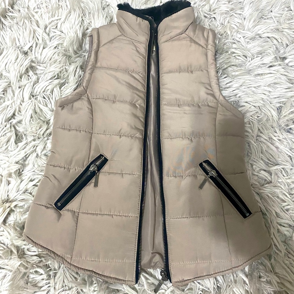 Copper Key Quilted Puffer Vest Girls Size M